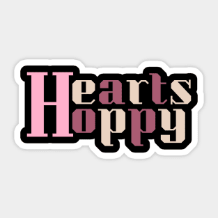 Hoppy Hearts Sticker